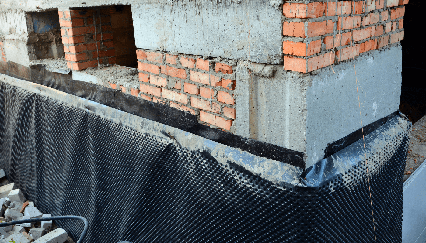Foundation repair using concrete